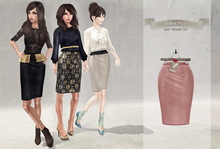 Tee*fy Aspen High-Waisted Skirt   Dust Rose