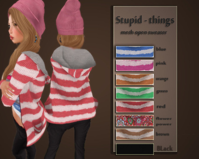 .ST:. open MESH sweater black