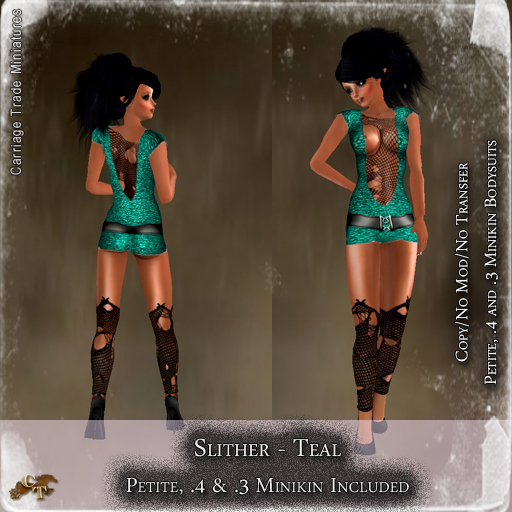 @CTM@ Slither Dress  (P/.3 & .4M) Teal