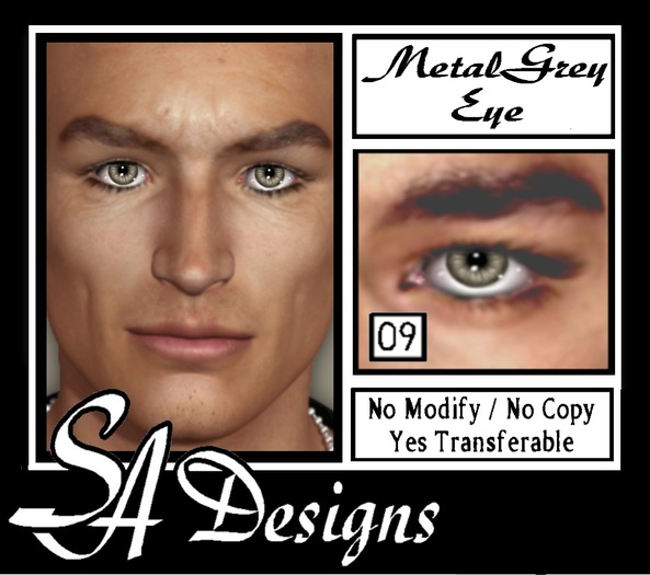SA Designs - Grey Metals Eye 09