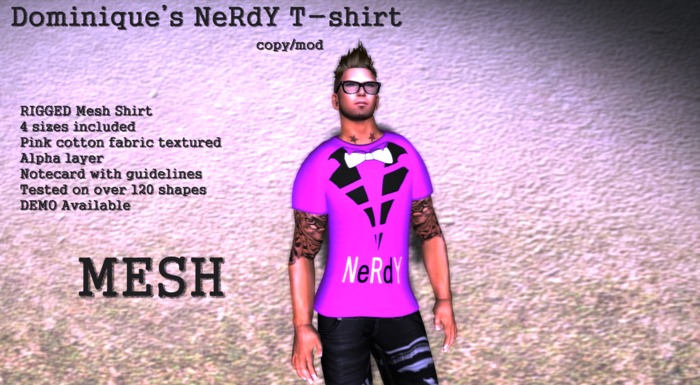 MESH Dominique's Nerdy T-shirt