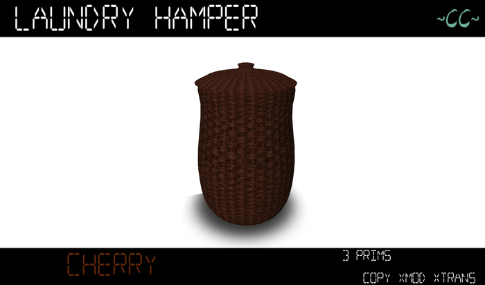Laundry Hamper-Cherry