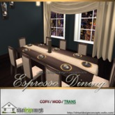..::IDC::.. Espresso Dining Set