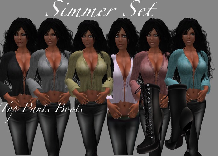 Simmer Set 6 Pack! Comes with the Boots!