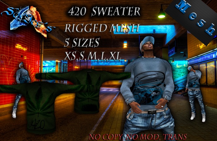 *SoL!ce's* Rigged Mesh Sweater  420
