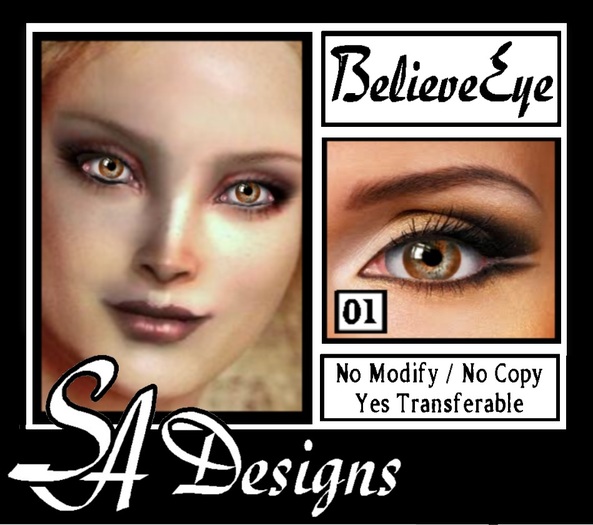SA Designs - Believe Eye 01