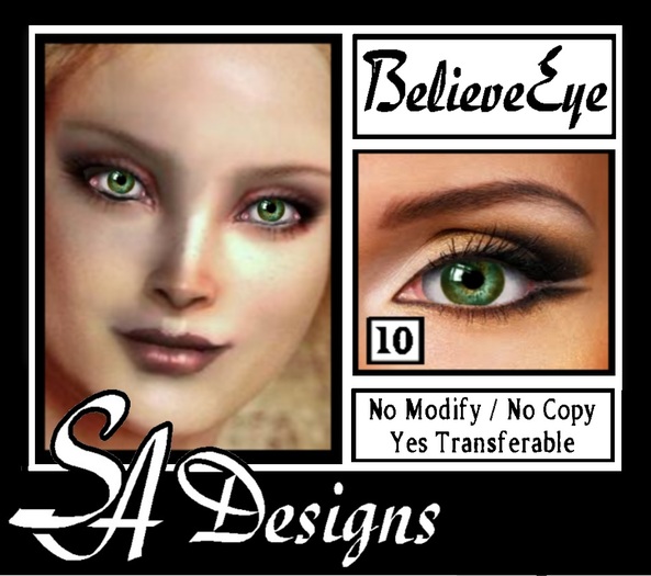SA Designs - Believe Eye 10