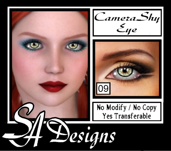 SA Designs - Camera Shy Eye 09