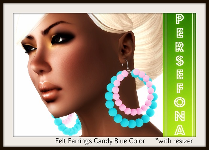 Persefona Felt Earrings Sugar Baby