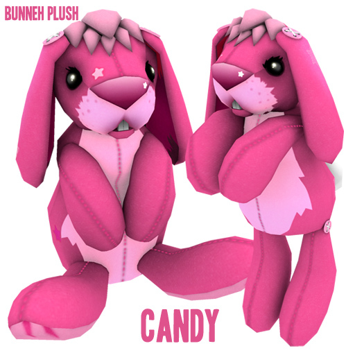 (Candy) Bunneh! Mesh Plush Rabbit ~silentsparrow~ Stuffed Animal 