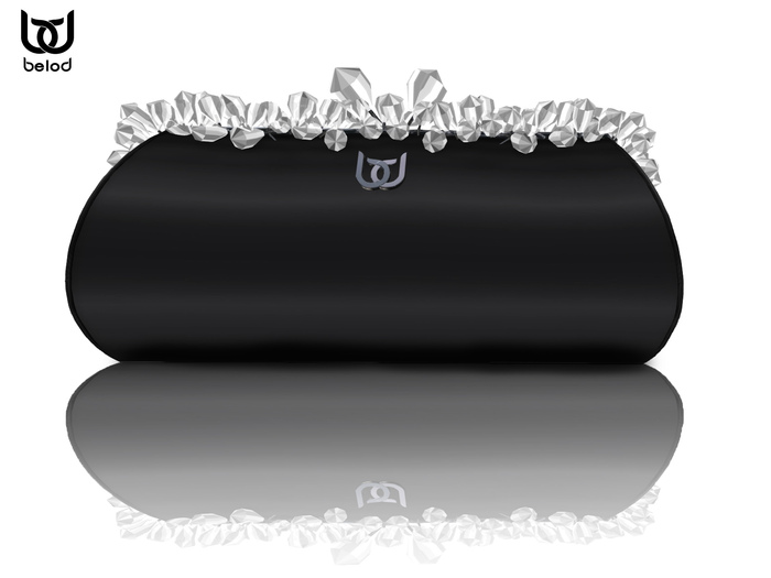 BeloD - Cristal Clutch - Black