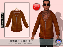 [UD] - Orange Hoodie - Mesh (Bag)