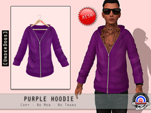 [UD] - Purple Hoodie - Mesh (Bag)