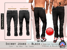 [UnderDogs] - BadBoy Jeans - Black - MESH