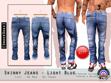 [UnderDogs] - BadBoy Jeans - Light Blue  - MESH