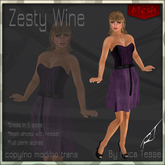 MESH Zesty wine mesh dress