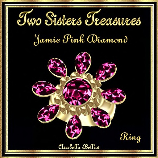 TST - JAMIE PINK DIAMOND PEAR RING YG