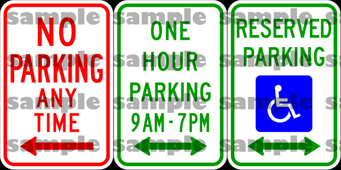 Parking Signs