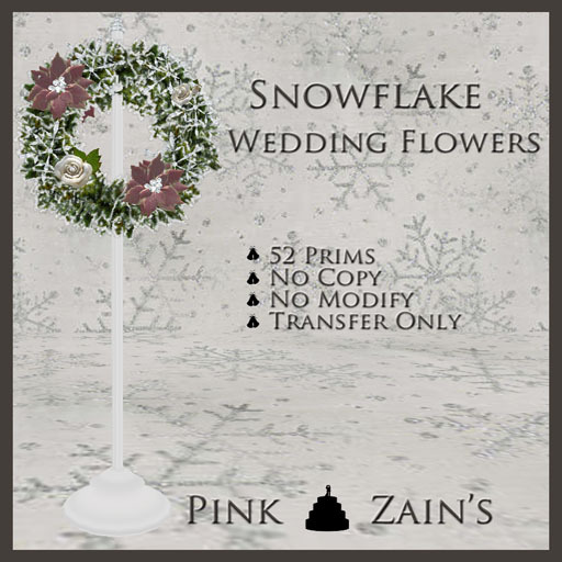 Snowflake Wedding Flowers - Antique Pink [Box]