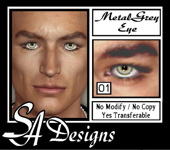 SA Designs - Grey Metals Eye 01