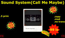 Sound System(Call Me Maybe) (box)