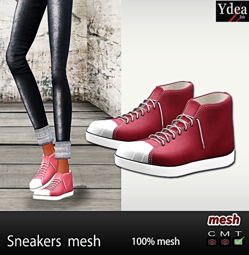 Ladies Sneaker red