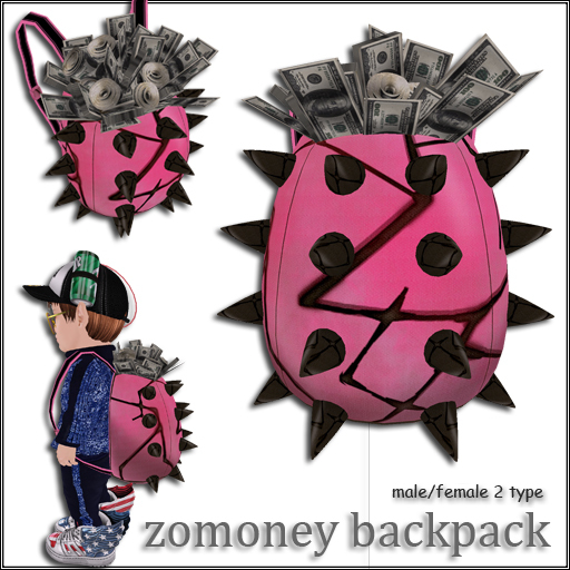 * yoyo9 * zoomoney P&B backpack