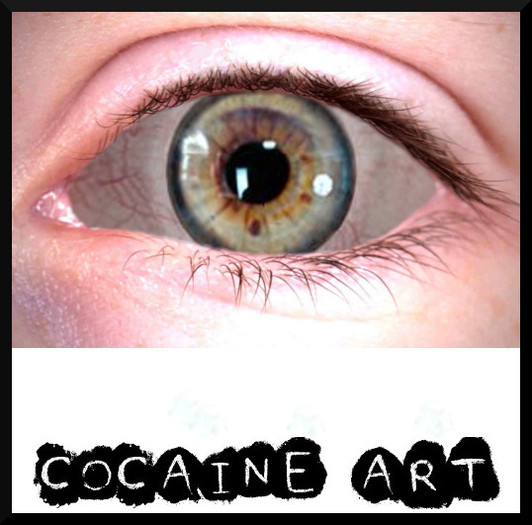 **COCAINE ART EYES - Marylin hazel