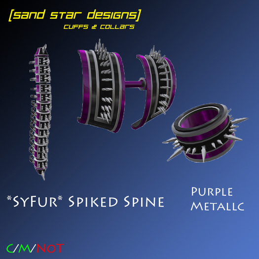 [SSD] *SyFur* Spiked Spine Purple