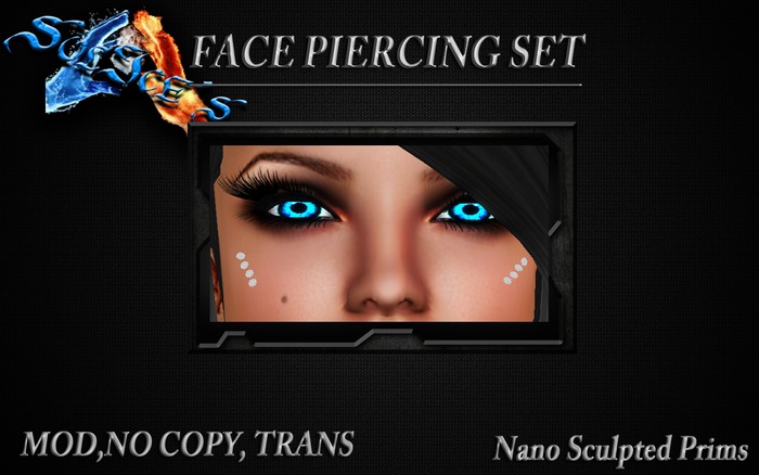 *SoL!ce's* Face Piercing set 