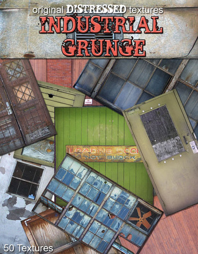 [D] Industrial Grunge Textures - Boxed