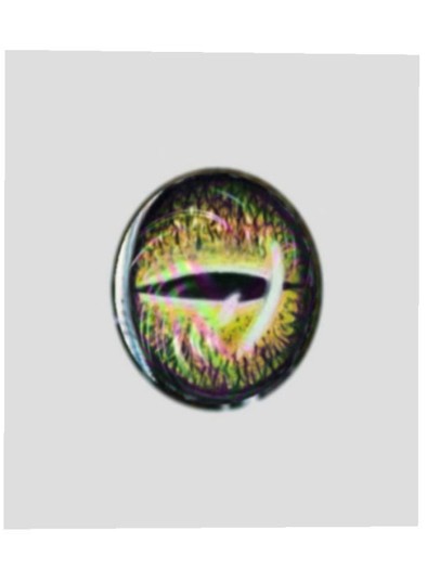 Yellow Swirl Alien Eyes