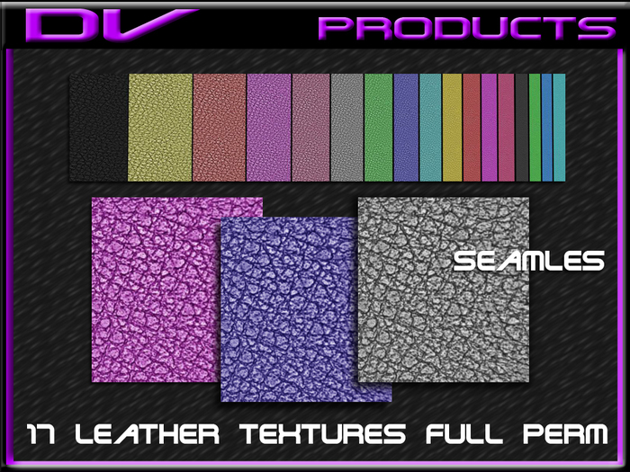 DV -Leather textures seamless full perm