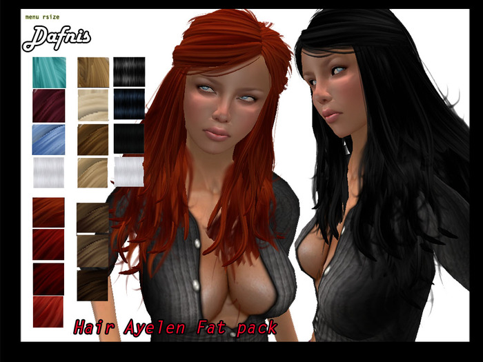 *Dafnis hair AYELEN fat pack 18 colours