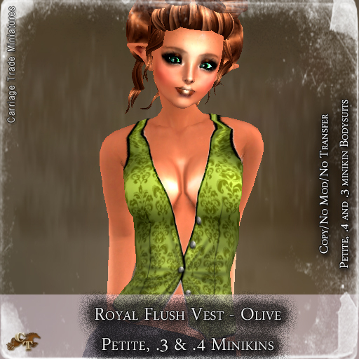 @CTM@ Royal Flush Vest (P/.3 & .4 Minikin)  Olive