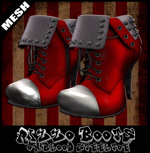 FK! - Rizzo Boots Steeltoe Oxbloods