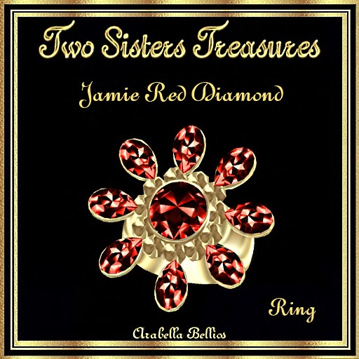 TST - JAMIE RED DIAMOND PEAR RING YG