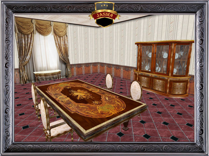 JASMA-Antique dinning room set (Boxed)