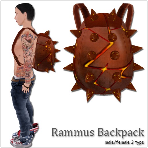 * yoyo9 * Rammus backpack Chestnut