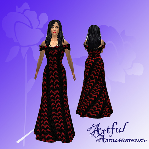 Gothic Red/Black Dress