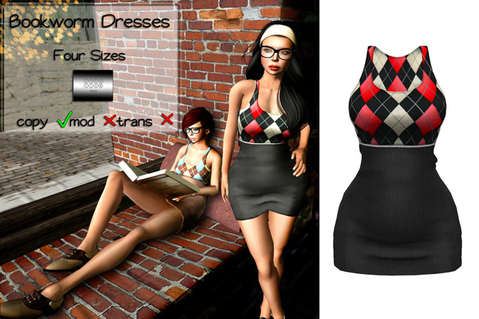 Bookworm Dress "Animal Farm" (mesh) - even.flow