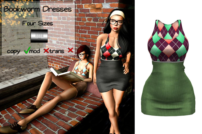Bookworm Dress "IT" (mesh) - even.flow