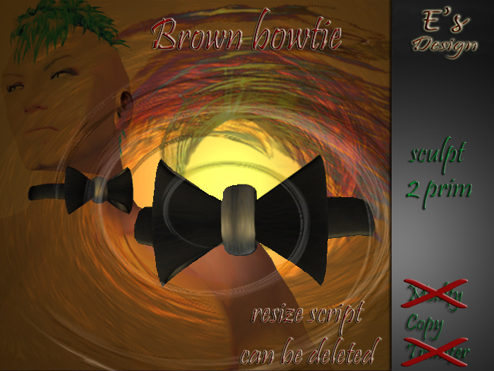 E's Bowtie, brown