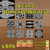 USC Textures - Celtic Black & White 2 