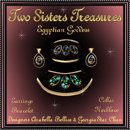 EGYPTIAN GODDESS BLACK DIAMOND YG SET