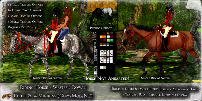 @CTM@ Petite Mesh Riding Horse (Rowan)