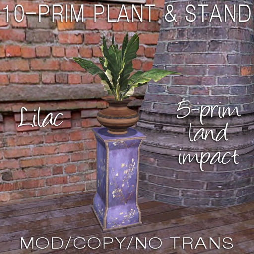Domicile: 5-prim plant & stand (lilac)