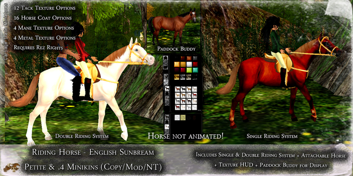 @CTM@ Petite Mesh Riding Horse (English Sunbeam)