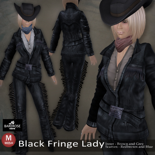 ::: B@R ::: Black Fringe Lady