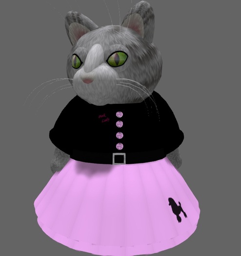 Tiny Cham Couture - Pink Lady Poodle Skirt Outfit